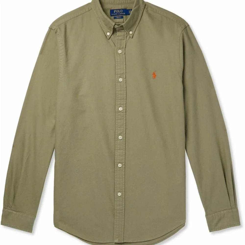 Polo by Ralph Lauren Olive Green Casual Button Down Shirt